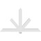 Ekena Millwork Kennewick Architectural Grade PVC Gable Bracket, 84"W x 49"H x 4"D x 6"F, 14/12 Pitch GBP084X49X0406KEN00 - alternate 4